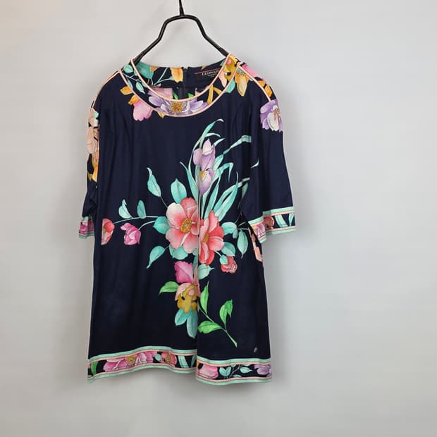 레오나드 플라워프린트 면셔츠