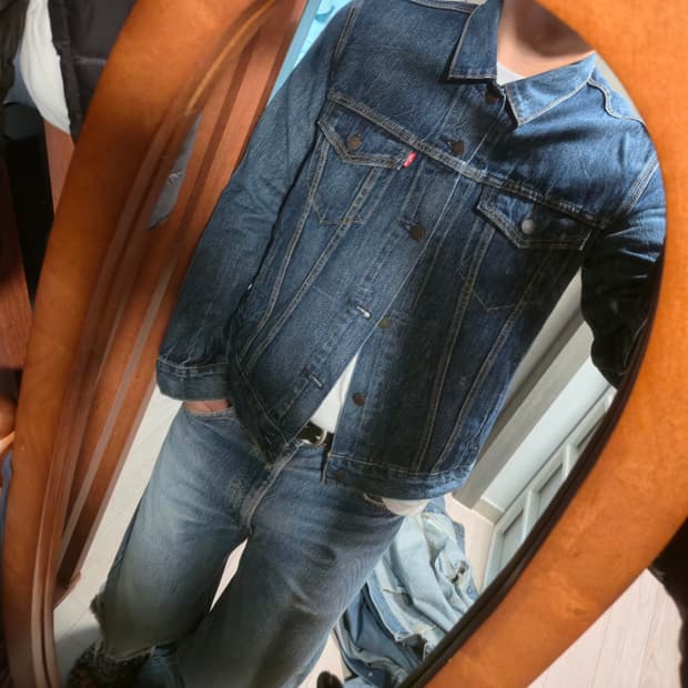 리바이스 타입3 청자켓 M