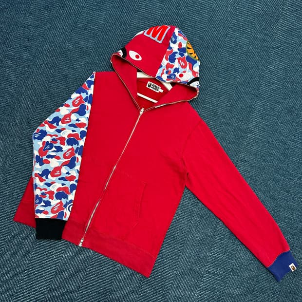 [L] 베이프 파리 컬렉션 후드집업