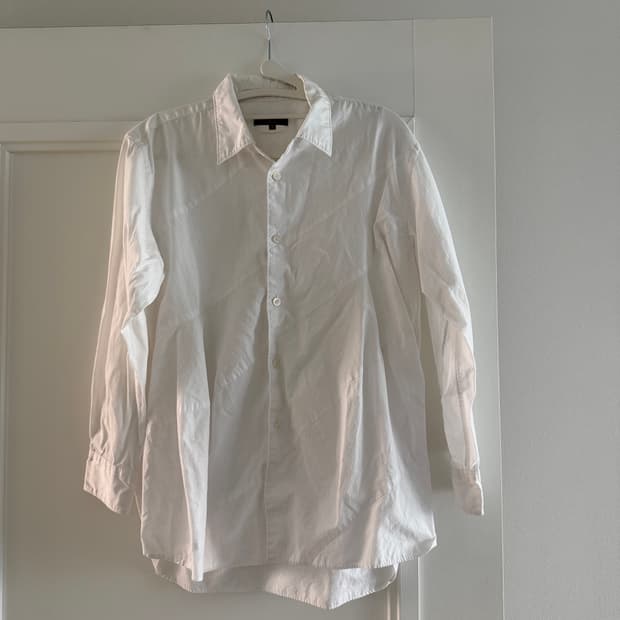 꼼데가르송 옴므플러스 화이트 셔츠 S