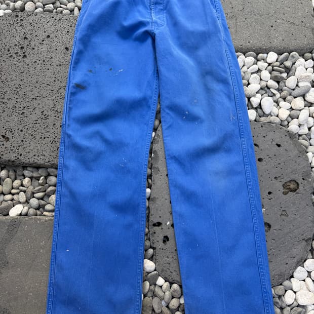 1990s LE CEDRE PAINTED WASHED 프렌치워크팬츠