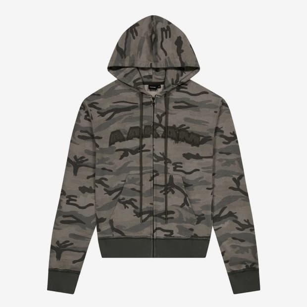 아캄 카모 후드집업 카키 1