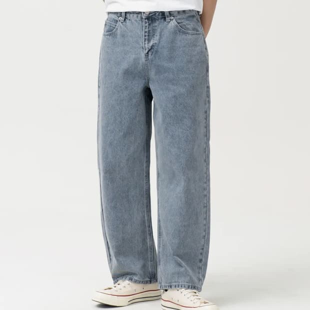 토피 벌룬핏 데님