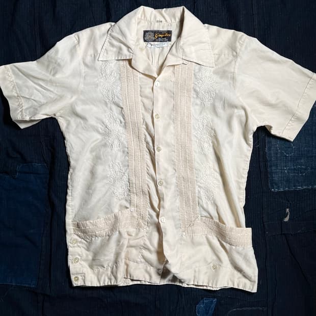 80-90's 구아야-테카 구아야베라 셔츠 M
