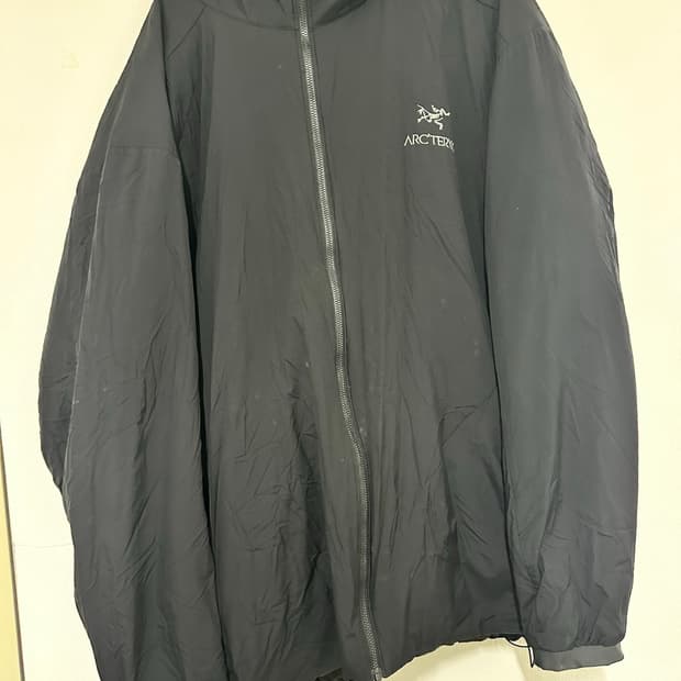 아크테릭스 아톰 후디 블랙 xxxl