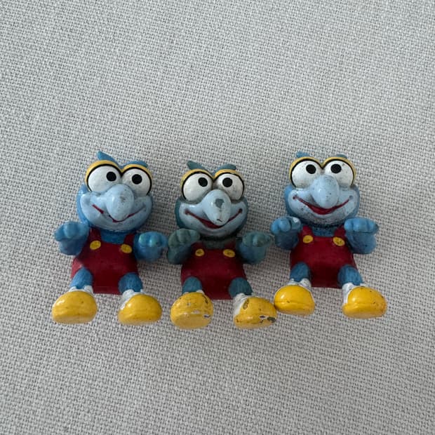 커밋 머펫 빈티지장난감 90s / 머펫 삼총사 (3ea)