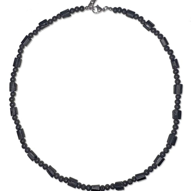 볼드 원석 목걸이