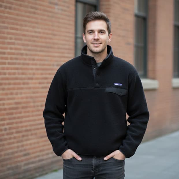 파타고니아 헤비웨이트 신칠라 풀오버 블랙 S
