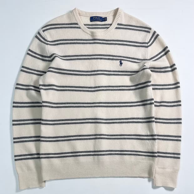 폴로 랄프로렌 스트라이프 울 니트