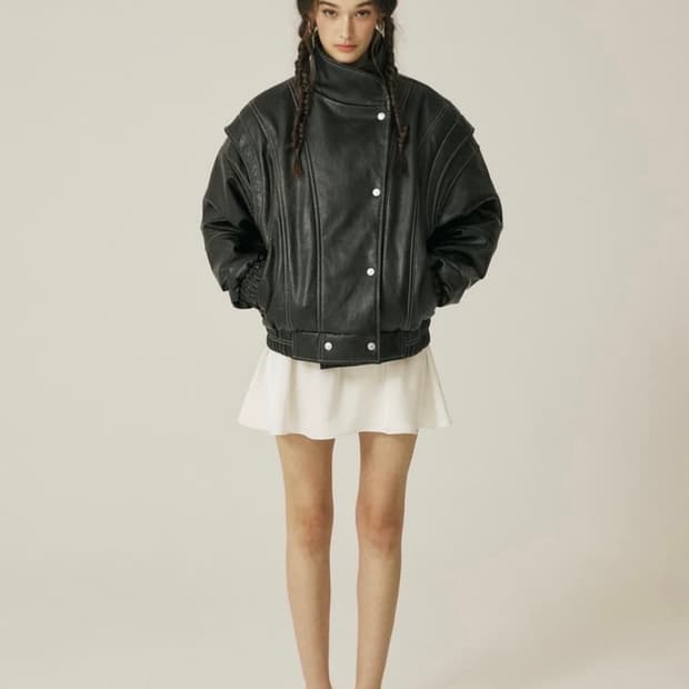 threetimes kai leather jacket