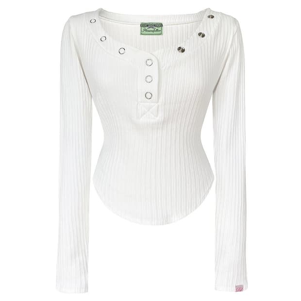 삽니다)플리즈노팔로우 버니탑 화이트