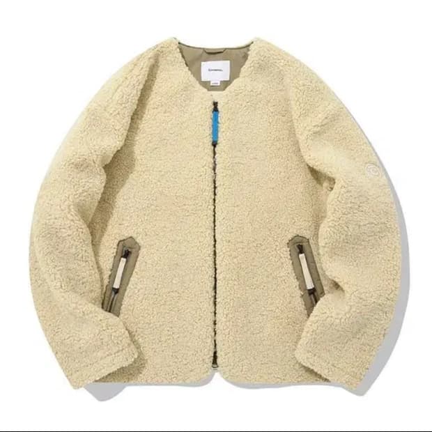 커버낫 플리스 자켓 아이보리 M사이즈