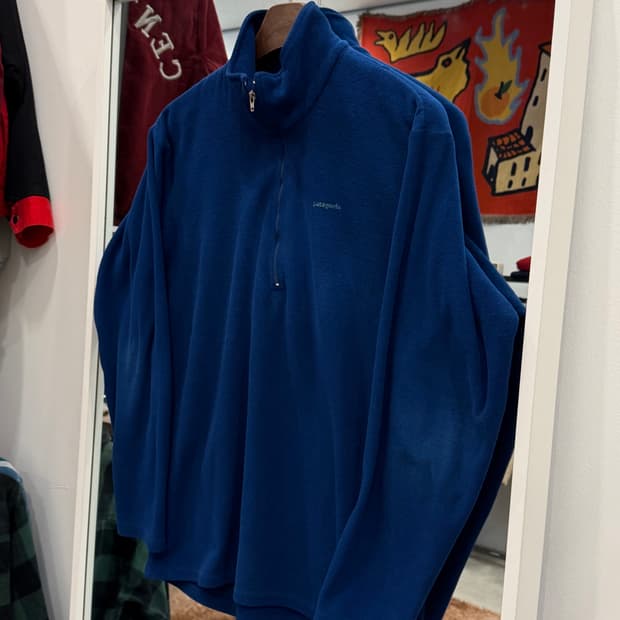 90s Patagonia 파타고니아 Capilene 하프넥 플리스 USA