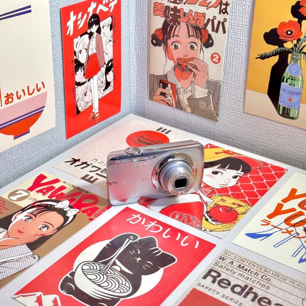 카시오 엑슬림 EX-Z550 실버 빈티지디카