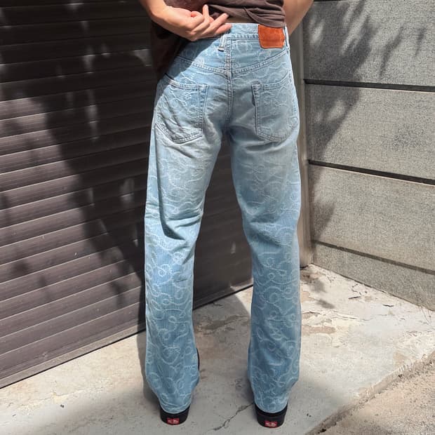 Kapital Rope Buckle Jacquard denim 30