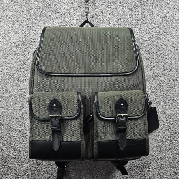 폴로랄프로렌 빈티지 레더트림 백팩 가방 (40X42X16) / 11771