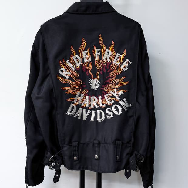 할리 데이비슨 플레임 이글 모터사이클 자켓