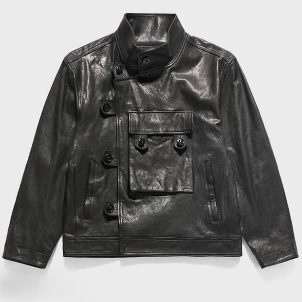 이스트로그 모터사이클 레더 점퍼