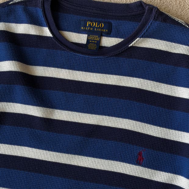 폴로 와플 롱슬리브