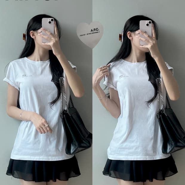 A.P.C  반팔티