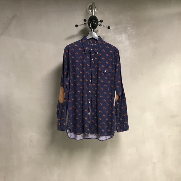 폴로 랄프로렌 패턴 셔츠 네이비 M