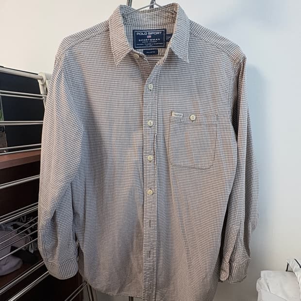 폴로 스포츠 체크 셔츠