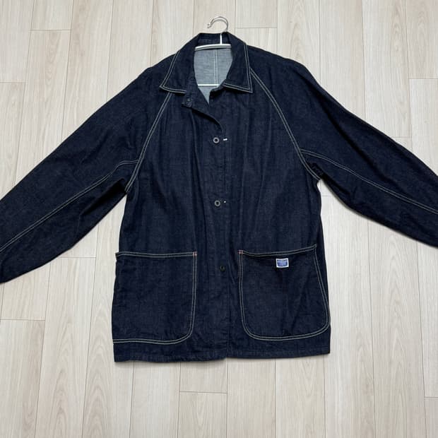 캐피탈 커버올 데님 자켓