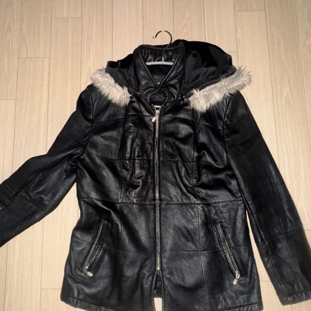 leather ramskin fur jacket
