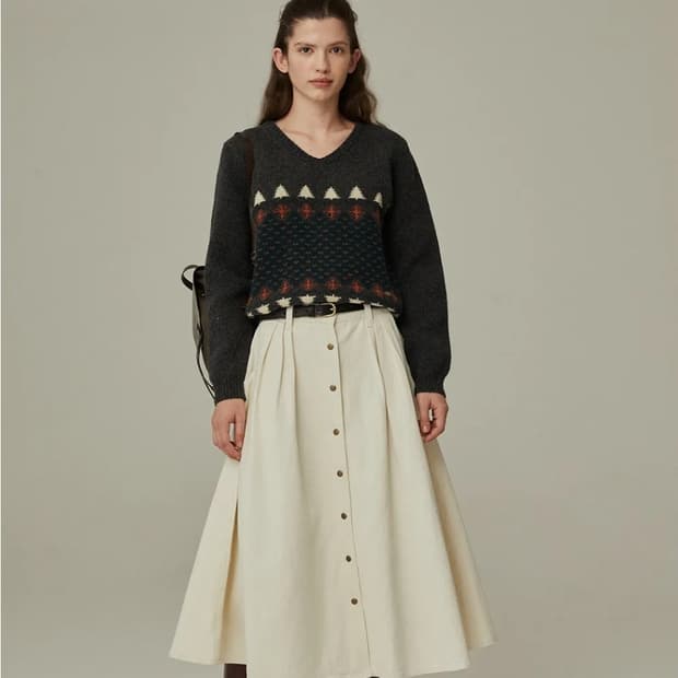 [새상품] 호와스 홀리데이 니트 홍영기니트 HOWUS