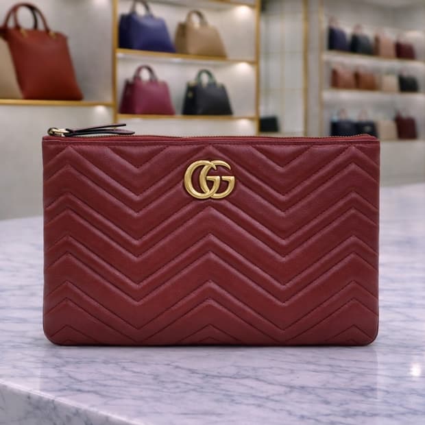 [S급] 구찌 GG 마몬트 마틀라세 파우치 클러치백 판매합니다!!!