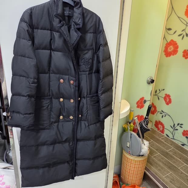 미샤 구스 롱 패딩