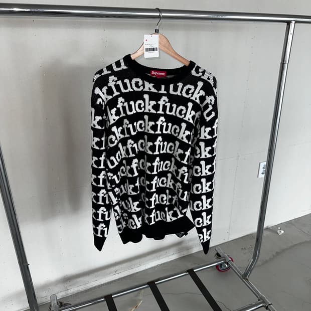 슈프림 FUCK 스웨터
