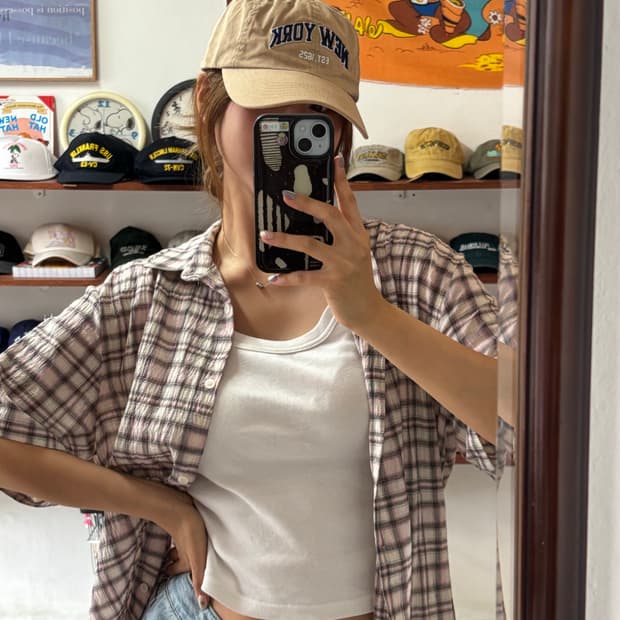 뉴욕 빈티지 볼캡