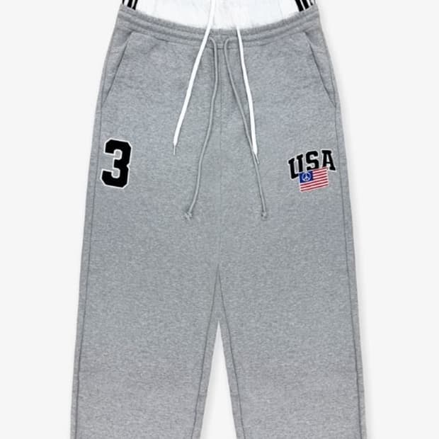 프로젝트GR 3레이어드 스웻팬츠 프로젝트 지알 새깅팬츠