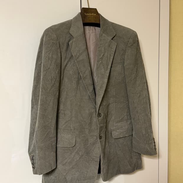 버버리 코듀로이 블레이저