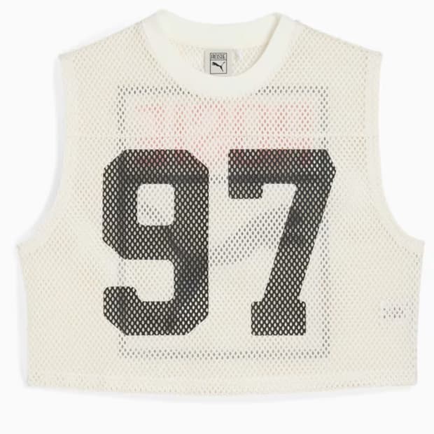 푸마 X 로제 릴렉스 메쉬 탑