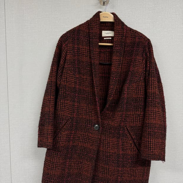 이자벨마랑 트위드 울 코트