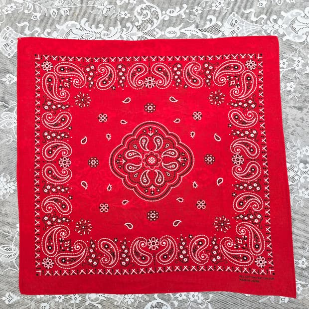 패스트 컬러 페이즐리 반다나 (made in japan)