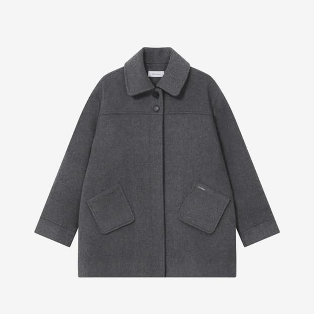 미세키서울 Slate half coat GREY