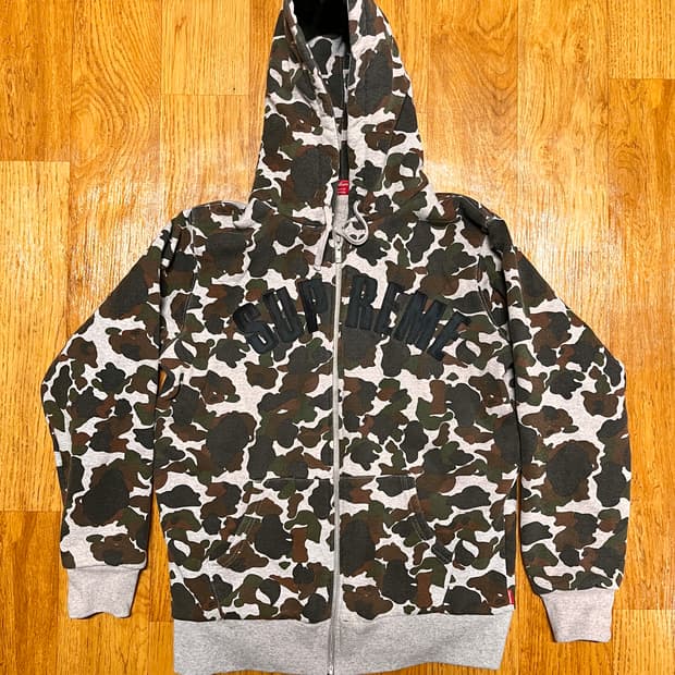 made in canada 슈프림 카모후드 M