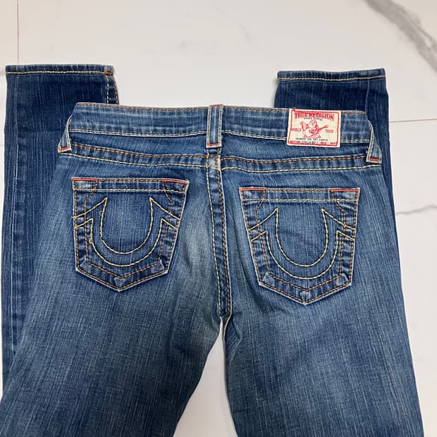 트루릴리젼 stella BigT스텔라 빅티 스키니 스트레이트 