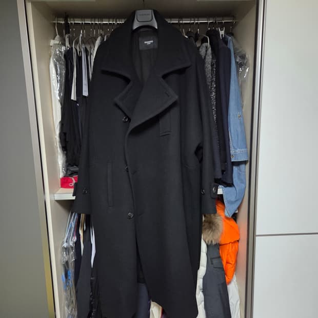 송지오 24fw 랩코트 50 사이즈