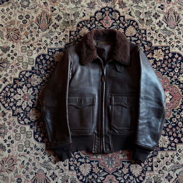 버즈릭슨 G-1 시어링 레더 자켓 남 95 여 66~77