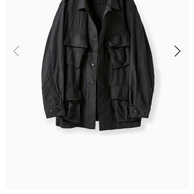 이얼즈어고 워시드 울실크 자켓 블랙 M