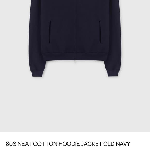 1)80S NEAT COTTON HOODIE JACKET OLD NAVY
