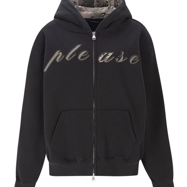 플리즈노팔로우 후드집업