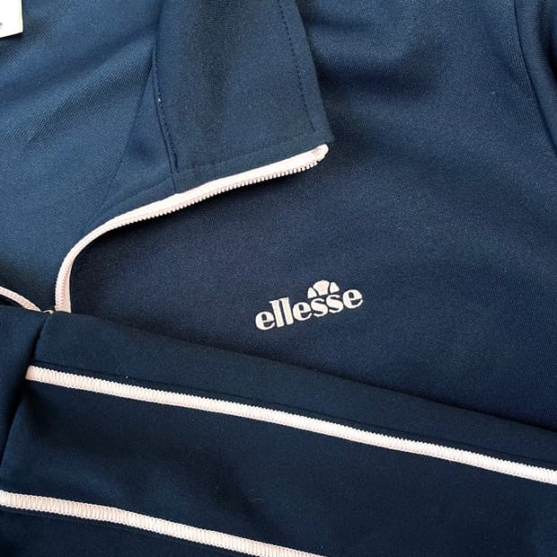 빈티지 엘레쎄 네이비 핑크 져지