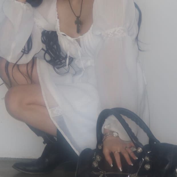 엔젤넘버 로맨틱 레이스 드레스