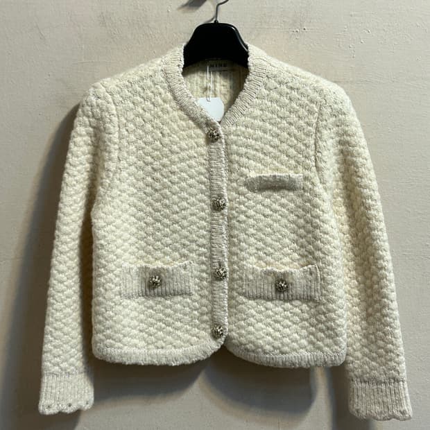 마인 트위드 가디건