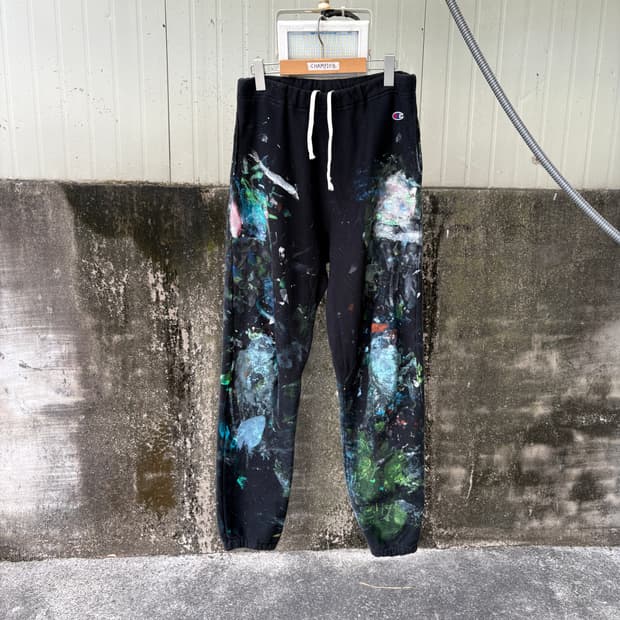 챔피온 리버스위브 페인트 스웻팬츠 